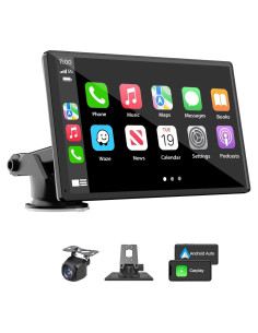 Estéreo de Coche Inalámbrico Yongeid 7" CarPlay y Android Auto