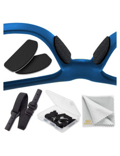 Almohadillas para nariz de gafas SIGONNA - 6 pares silicona negra