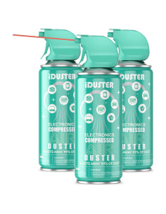 Aire Comprimido iDuster 99.22g - Limpiador Electrónico 3PCS
