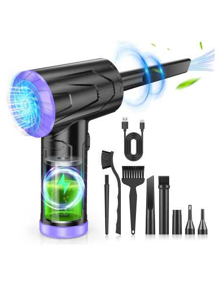 Limpiador de Aire Comprimido Anraye CV15-BP 110000 RPM Recargable