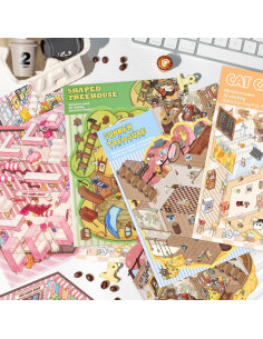 24 Conjuntos de Pegatinas 3D DAPUTOU para Manualidades y Terapia 2