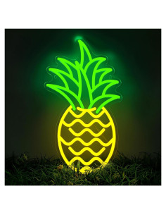 Luz de Neón Piña LED AYwYyjCh 39.9 x 22.1 cm Regulable