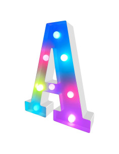 Luz de Letra LED Colorida ENSHUI - Decoración para Fiesta y Hogar