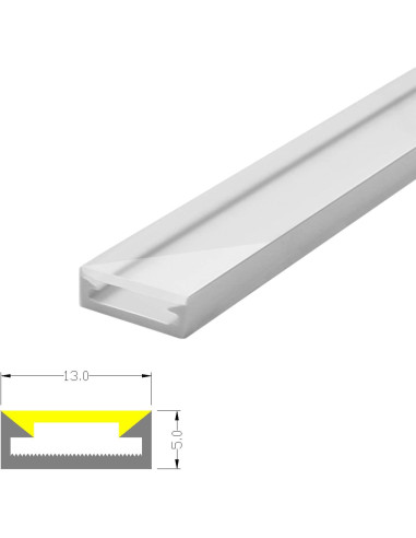 Canal LED de Silicona 5M IP68 para Tira de Luz 10mm LEDLightsWorld