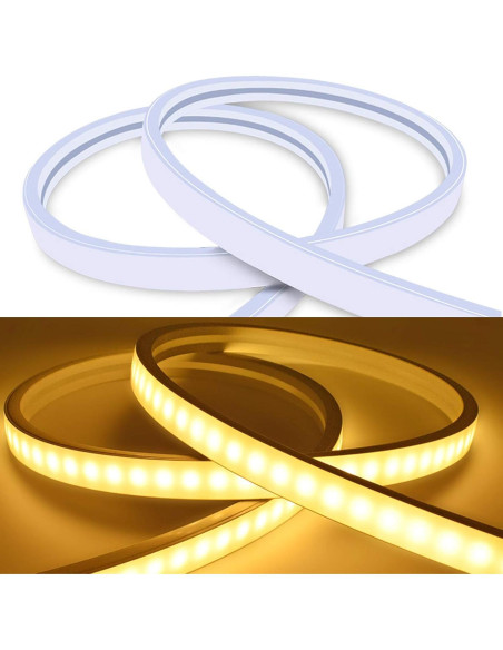 Canal LED de Silicona 5M IP68 para Tira de Luz 10mm LEDLightsWorld