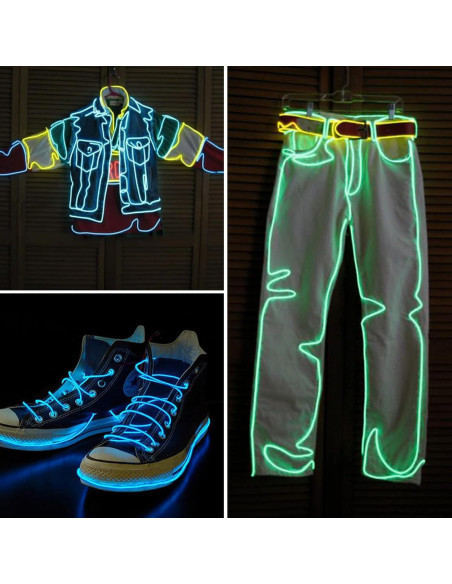 Cable de luz LED flexible IMDCGYY 5m 3 modos para decoración