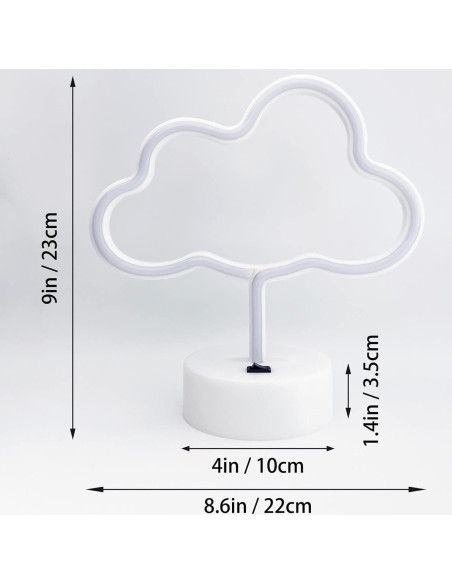 Luz de Nube LED VIFULIN Blanca para Decoración de Dormitorio
