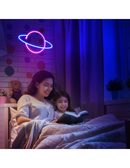 Carteles de Neón LED Sofunii 3PCS Espacio Alienígena Cohete