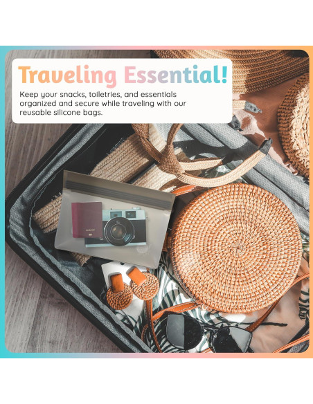 Bolsas de Almacenamiento de Alimentos Double Quable Zip-it 21 Pzas