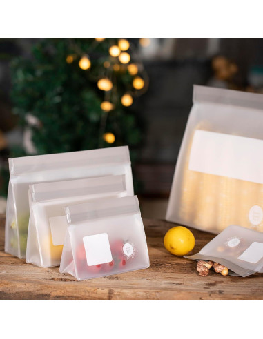 Bolsas de Almacenamiento de Alimentos Double Quable Zip-it 21 Pzas