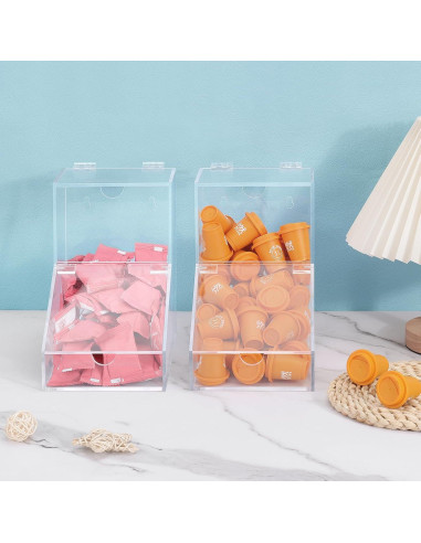 Contenedor de cápsulas de lavandería GerayMe 150 cargas Acrílico