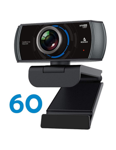Webcam NexiGo N980P 1080P FHD con Micrófono Dual 120
