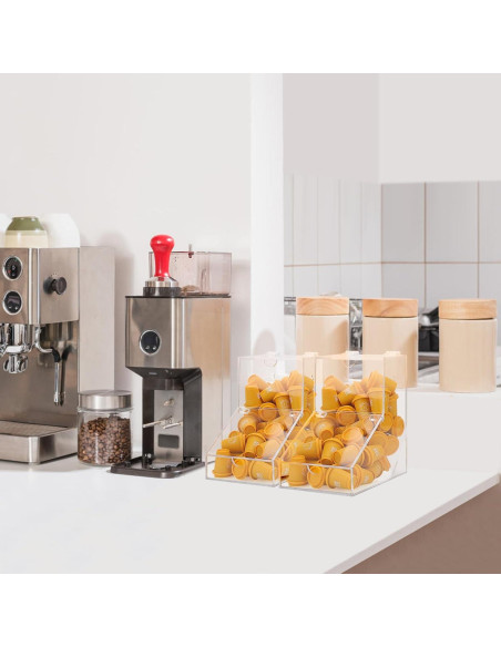 Contenedor de cápsulas de lavandería GerayMe 150 cargas Acrílico