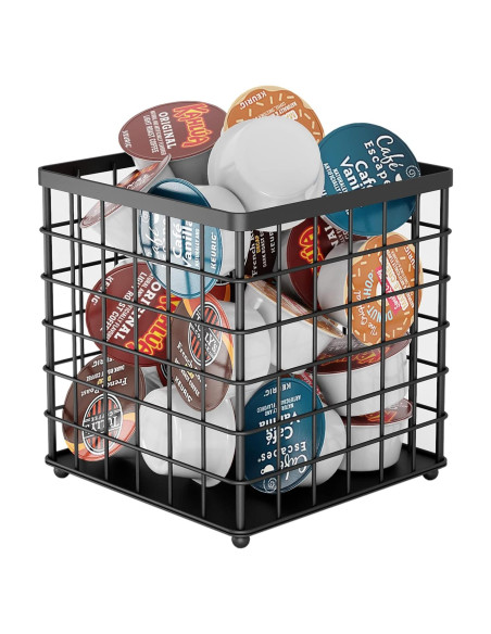 Organizador de Cápsulas de Café HORIAMIT 75 Unidades Negro