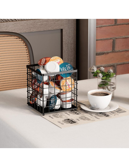 Organizador de Cápsulas de Café HORIAMIT 75 Unidades Negro