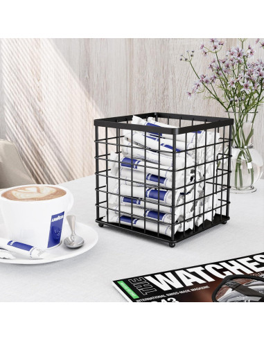 Organizador de Cápsulas de Café HORIAMIT 75 Unidades Negro