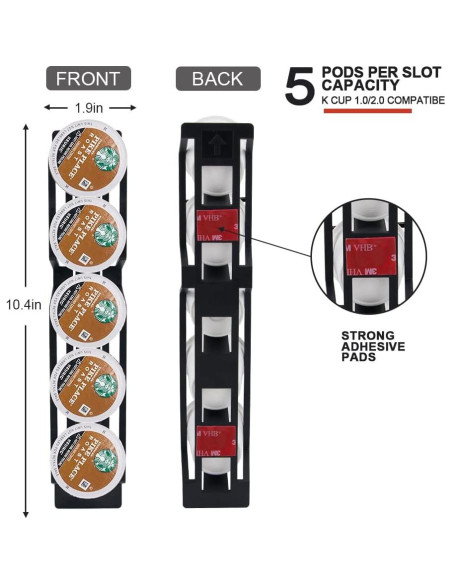 Soporte para Cápsulas de Café K-Cup SUNGRACE - 3 Unidades