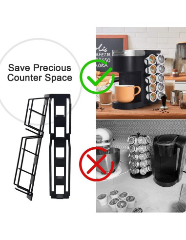 Soporte para Cápsulas de Café K-Cup SUNGRACE - 3 Unidades