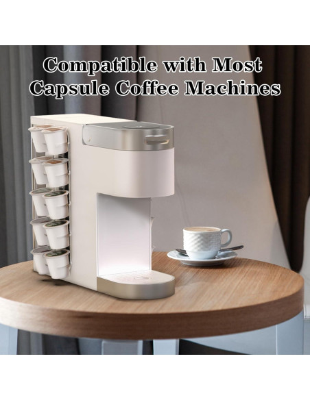 Soporte de cápsulas de café NiHome para Keurig - Acrílico Transparente