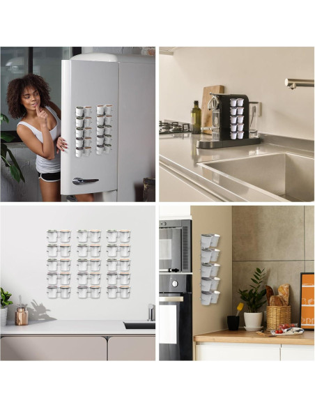 Soporte de cápsulas de café NiHome para Keurig - Acrílico Transparente