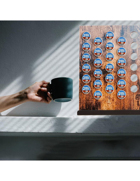 Soporte para cápsulas de café MOKIUER rústico 30 Kpods