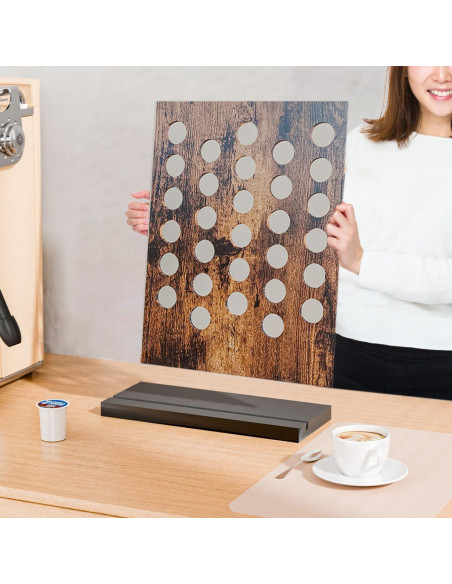 Soporte para cápsulas de café MOKIUER rústico 30 Kpods