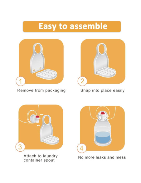 Soporte para Taza de Detergente Enadvd - Antigoteo 4.3 cm
