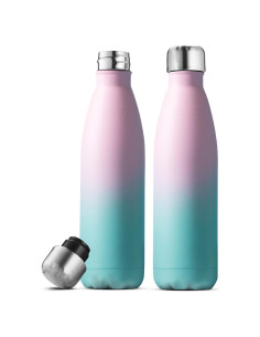 Juego de Botellas de Agua FineDine 2x500ml Acero Inoxidable Doble Pared