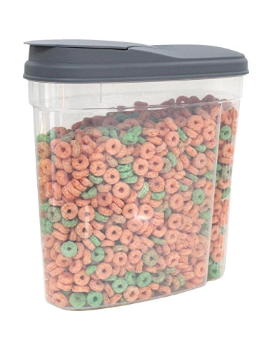 Conjunto de 3 dispensadores de cereal Dependable - Herméticos y apilables