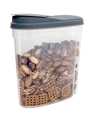 Conjunto de 3 dispensadores de cereal Dependable - Herméticos y apilables
