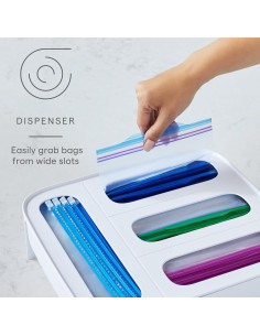 Dispensador de Bolsas de Comida YouCopia StoraBag 4 Compartimentos 2