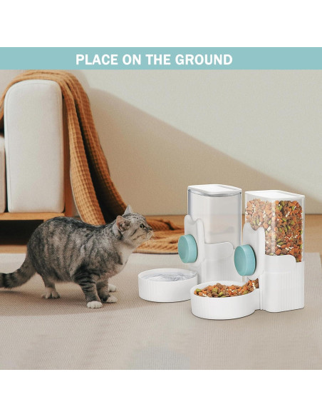 Comedero Automático para Mascotas ShineMe 1L Azul