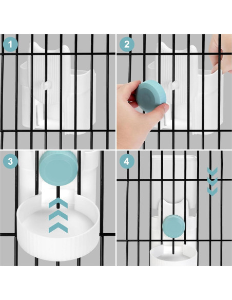 Comedero Automático para Mascotas ShineMe 1L Azul