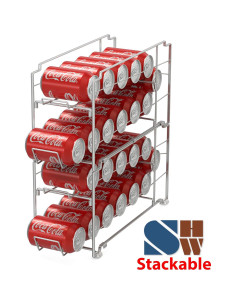 Dispensador de Latas Apilable Simple Houseware - Paquete de 2 2