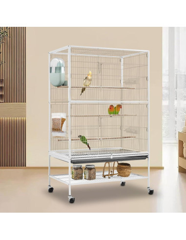 Conjunto Comedero y Dispensador de Agua Verde para Aves