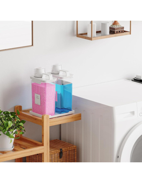 Dispensador de detergente Hordely 2.2L con bandeja - 2 piezas