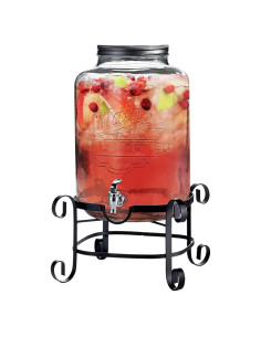 Dispensador de Bebidas Style Setter 11.36L Vidrio y Metal