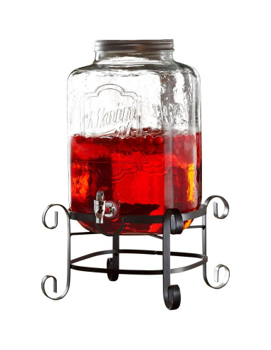 Dispensador de Bebidas Style Setter 11.36L Vidrio y Metal