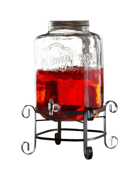 Dispensador de Bebidas Style Setter 11.36L Vidrio y Metal