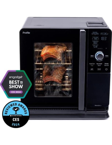 Ahumador Eléctrico GE Profile Smart Interior 20.4kg Negro