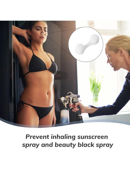 Filtros Nasales Desechables Tondiamo 100 Piezas Blanco