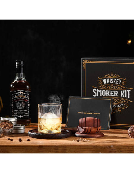 Kit de Ahumador de Cócteles ComboJoy - 15 Piezas, 6 Sabores