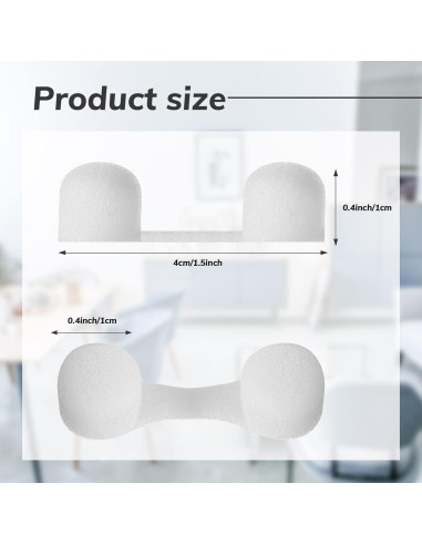 Filtros Nasales Desechables Tondiamo 100 Piezas Blanco