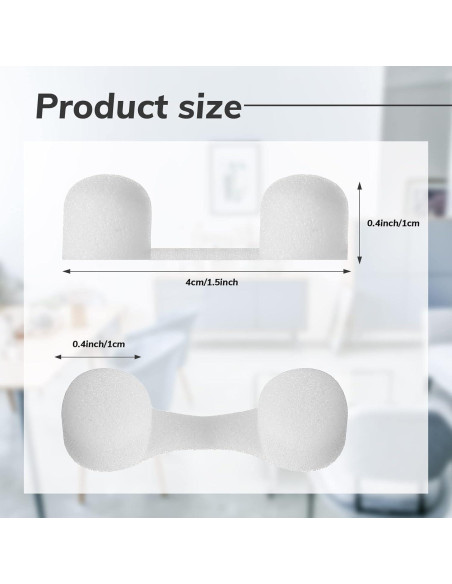 Filtros Nasales Desechables Tondiamo 100 Piezas Blanco