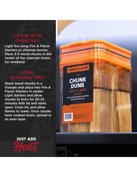 Trozos de Madera de Cereza Fire & Flavor - 1.81 kg