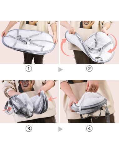 Estante de Secado de Hierbas Coloch 4 Capas Plegable 125.7 cm