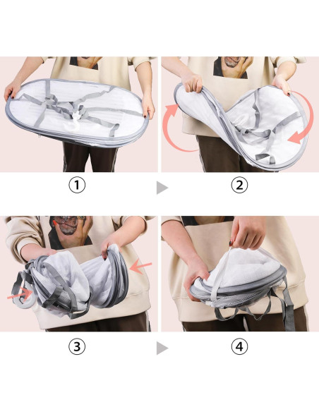 Estante de Secado de Hierbas Coloch 4 Capas Plegable 125.7 cm