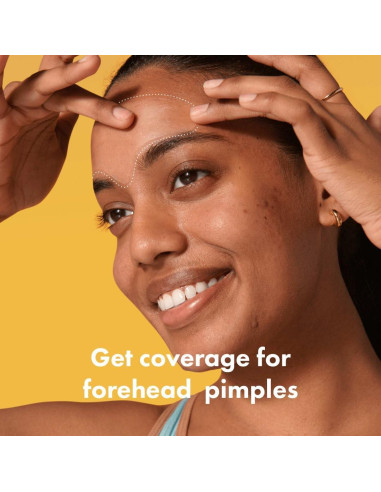 Parche de Acné Hidrocoloide Mighty Patch Hero - Jumbo para Frente (5 Unidades)