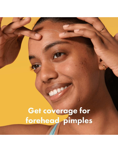 Parche de Acné Hidrocoloide Mighty Patch Hero - Jumbo para Frente (5 Unidades)