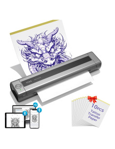 Impresora Térmica de Tatuajes Zodzi TP88 - Portátil con 10 Hojas